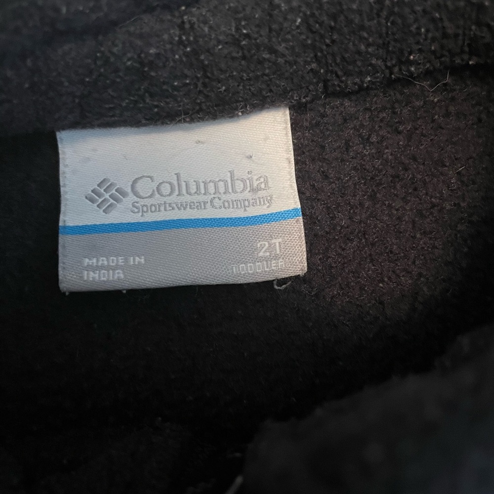 Columbia Fleece Full Zip Black Jacket - Picture 2 of 3